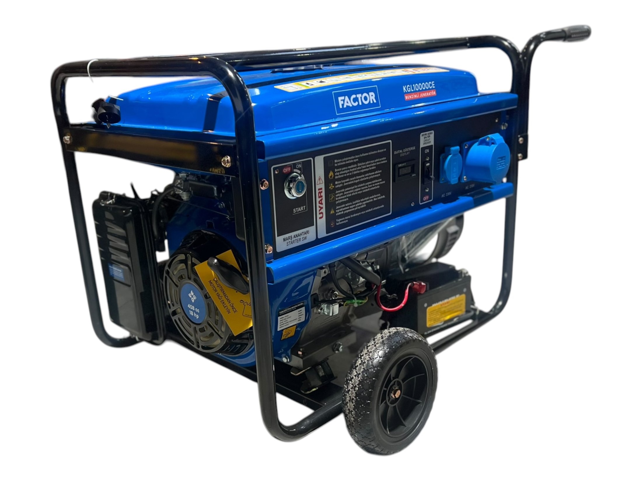 Factor 8000ce 9 kVA benzinli jenerator - Monofaze Fotograf 2