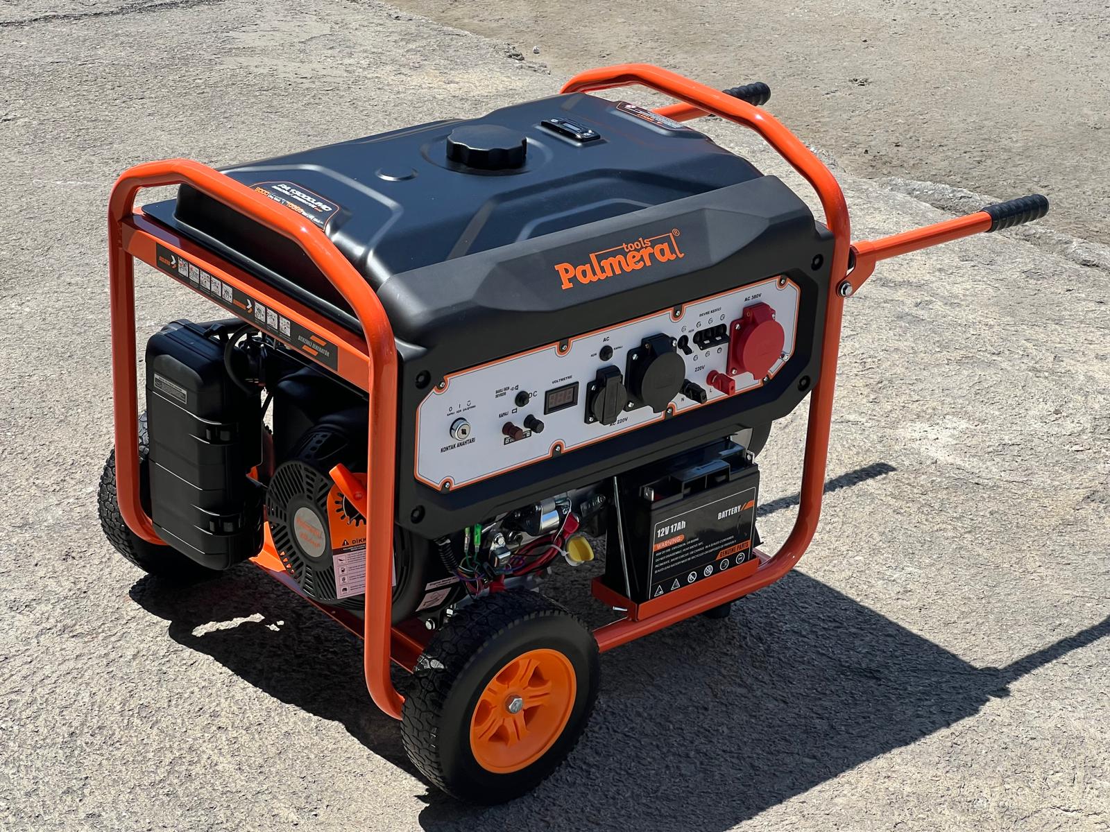 PALMERA 13kVA DUAL JENERATR.TEK MAKİNA HEM 380 HEM 220..13 kVA Fotograf 2
