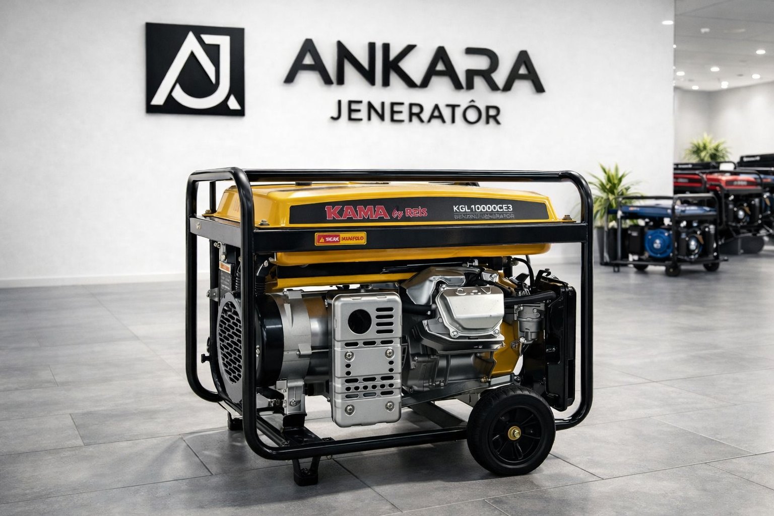 KAMA 10KVA BENZİNLİ 220 MONAFAZE JENERATÖR Fotograf 6