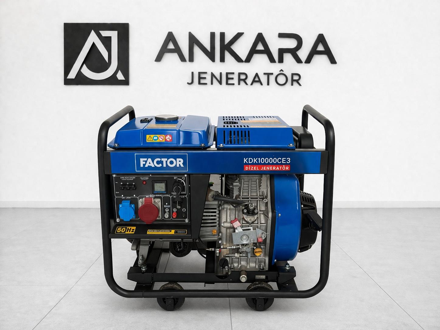 10 KVA DİZEL TRİFAZE 380 JENERATÖR Fotograf 4