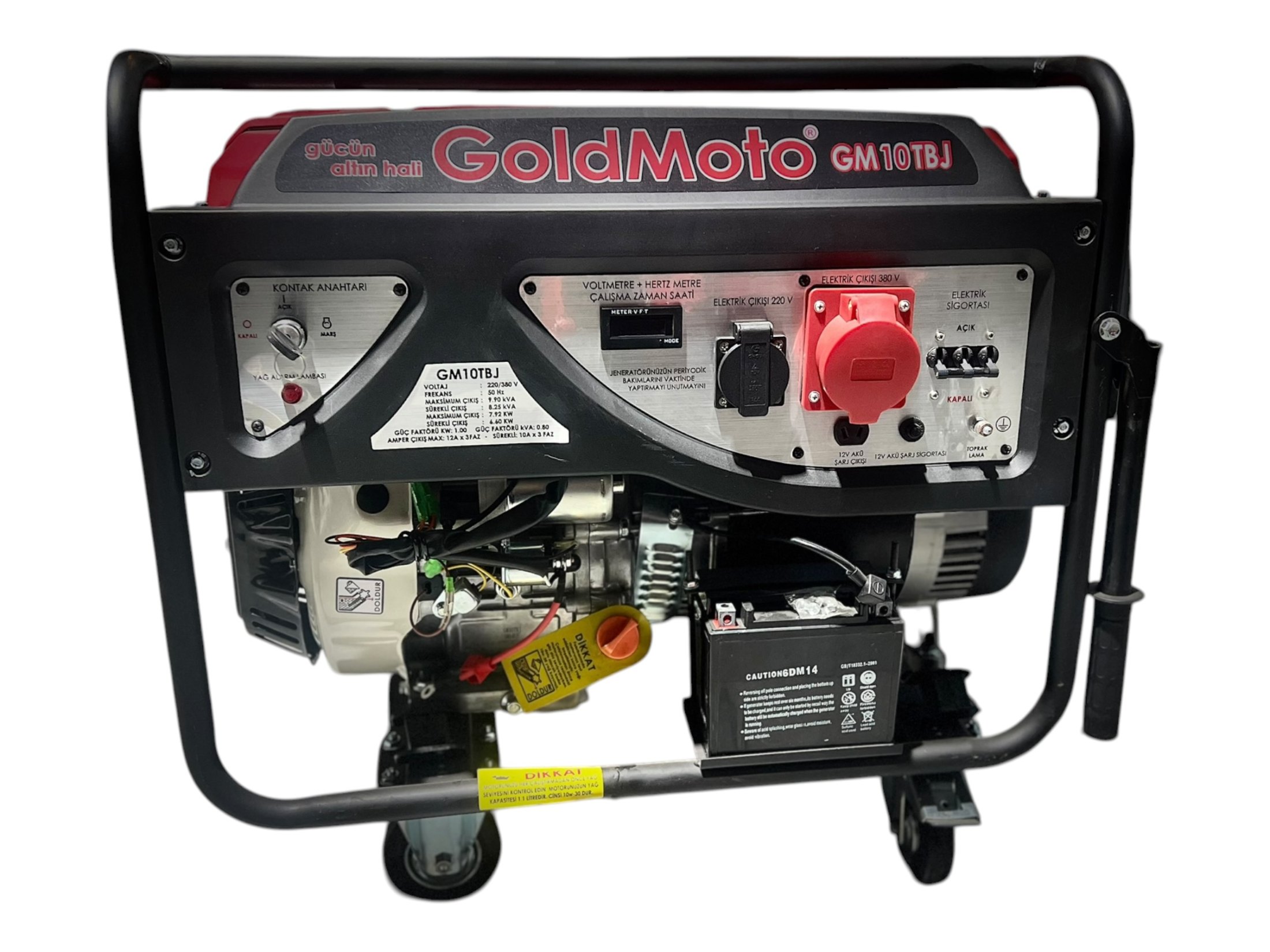 Goldmoto gm10tbj 10 kVA benzinli jenerator - Trifaze Fotograf 3